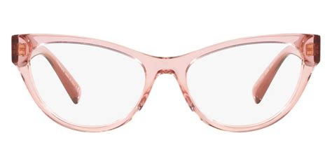 light pink versace glasses|Versace pink eyeglass frames.